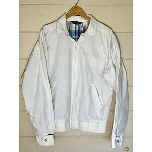 Vintage Woolrich Jacket Large Blue Cotton Plaid Lining Thrashed Grunge 80s